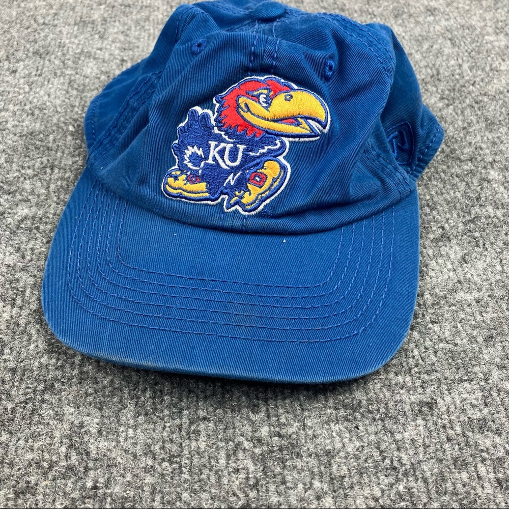 Kansas‎ Jayhawks Basketball Hat One Size Blue